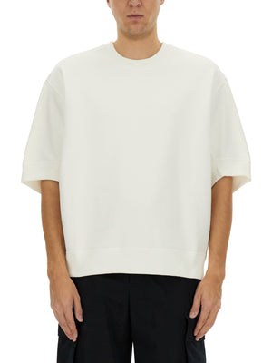 JIL SANDER Boxy Fit Cotton T-Shirt - Size M