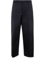 JIL SANDER Relaxed Fit Wool Trousers for Men