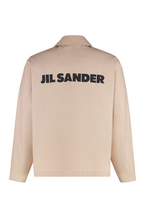 JIL SANDER Button-Front Cotton Jacket for Men