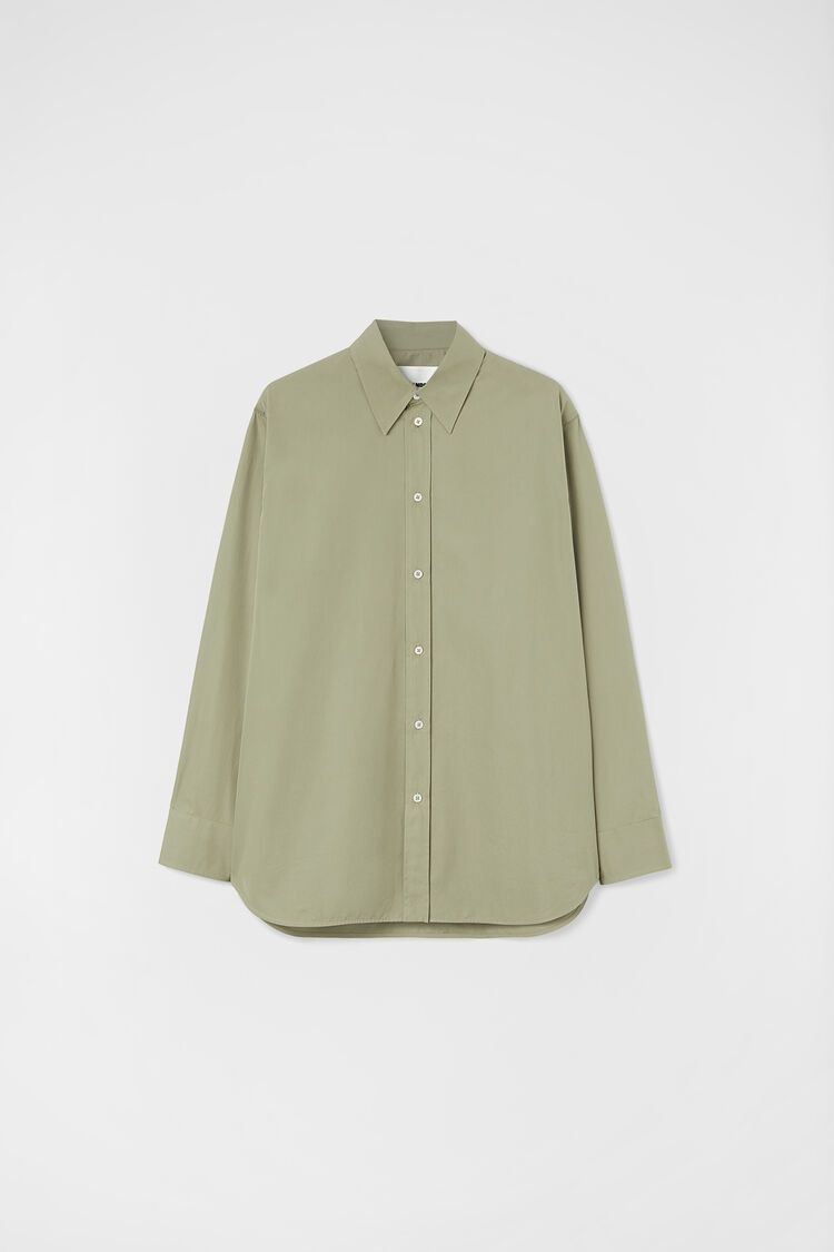 JIL SANDER Long Sleeve Cotton Shirt for Men - SS25 Edition