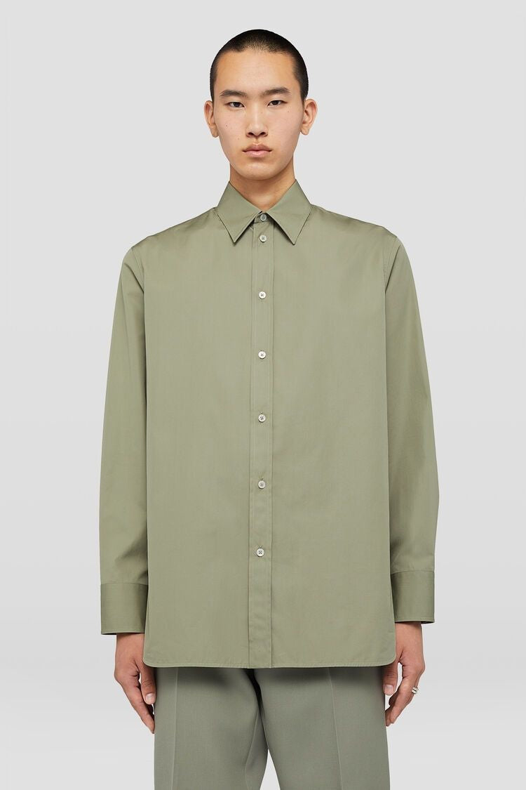 JIL SANDER Long Sleeve Cotton Shirt for Men - SS25 Edition