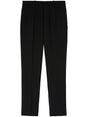 JIL SANDER Men's Slim Fit Flat Front Wool Gabardine Pants