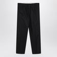 JIL SANDER Cotton Pants for Men with Front Zip and Elastic Waist