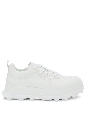 JIL SANDER Men's Leather Sneaker Orb