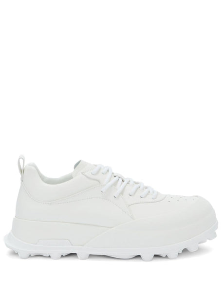 JIL SANDER Men's Leather Sneaker Orb