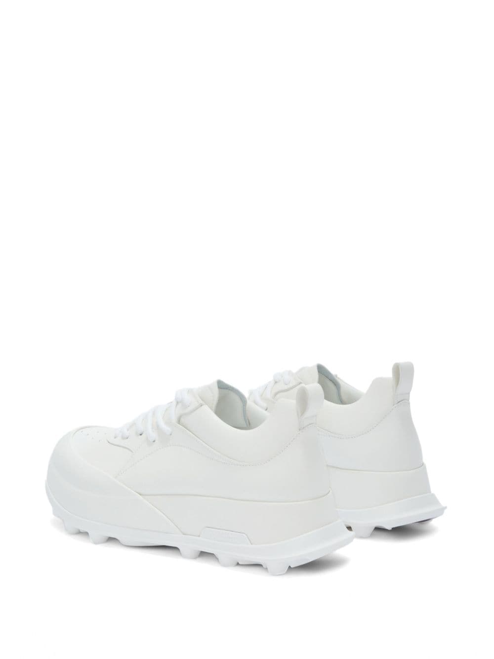 JIL SANDER Men's Leather Sneaker Orb