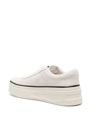 JIL SANDER Leather Sneaker with Flatform Sole for Men