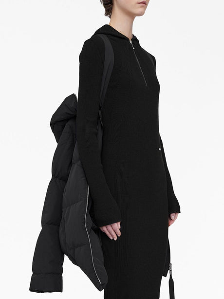 JIL SANDER Quilted Hooded Down Jacket for Women