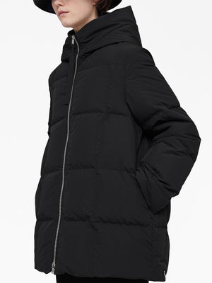 JIL SANDER Quilted Hooded Down Jacket for Women