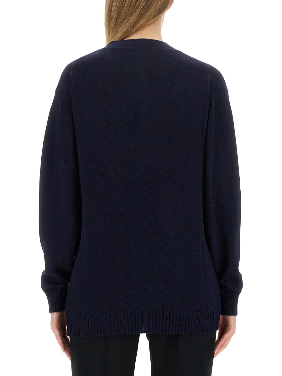 JIL SANDER Wool Cardigan - Regular Fit Size 34