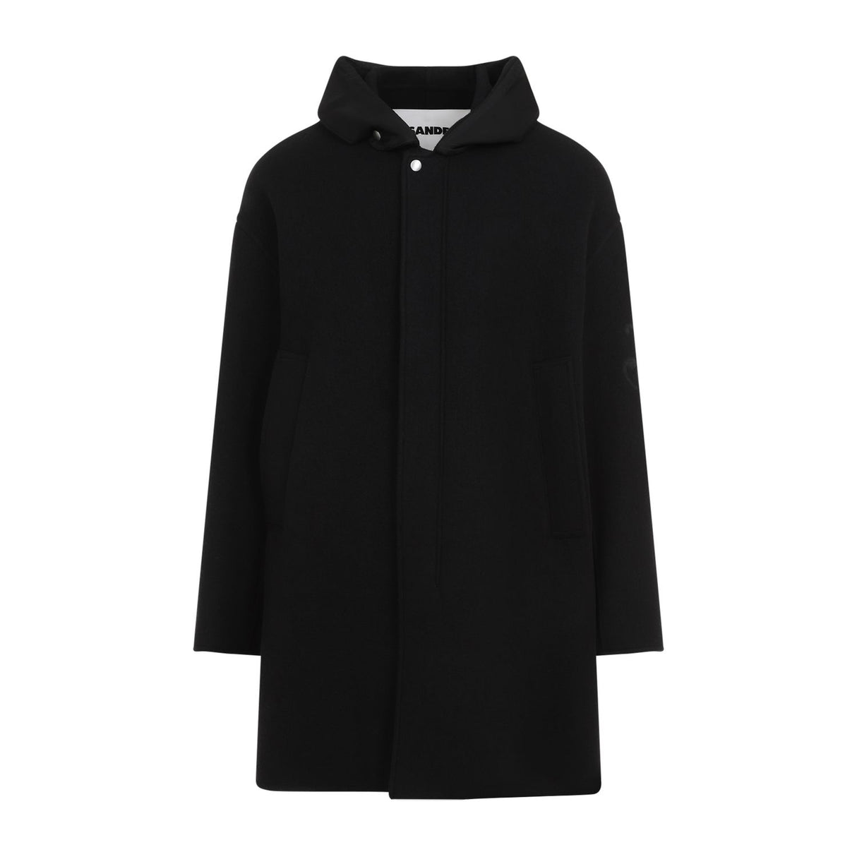 JIL SANDER メンズバージンウールパーカージャケット