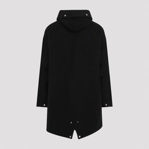 JIL SANDER メンズバージンウールパーカージャケット