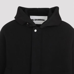 JIL SANDER メンズバージンウールパーカージャケット