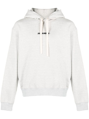 JIL SANDER Logo-Print Cotton Hoodie for Men (FW24)