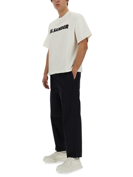 JIL SANDER Classic Regular Fit Cotton Pants - Size 50