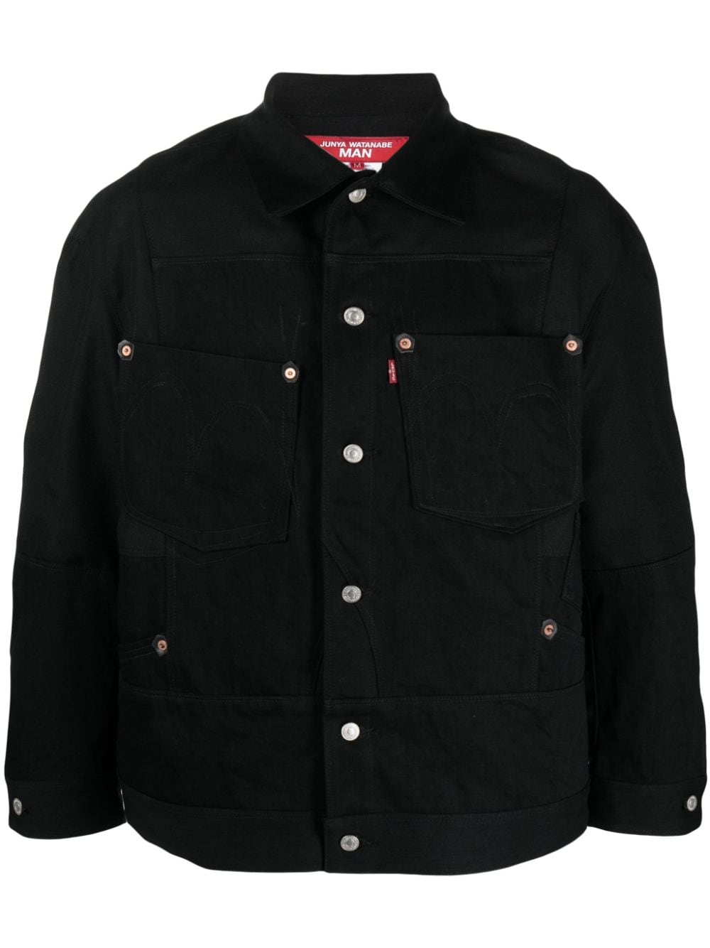 JUNYA WATANABE Buttoned Cotton Shirt Jacket for Men