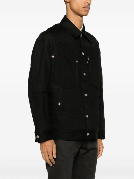 JUNYA WATANABE Buttoned Cotton Shirt Jacket for Men