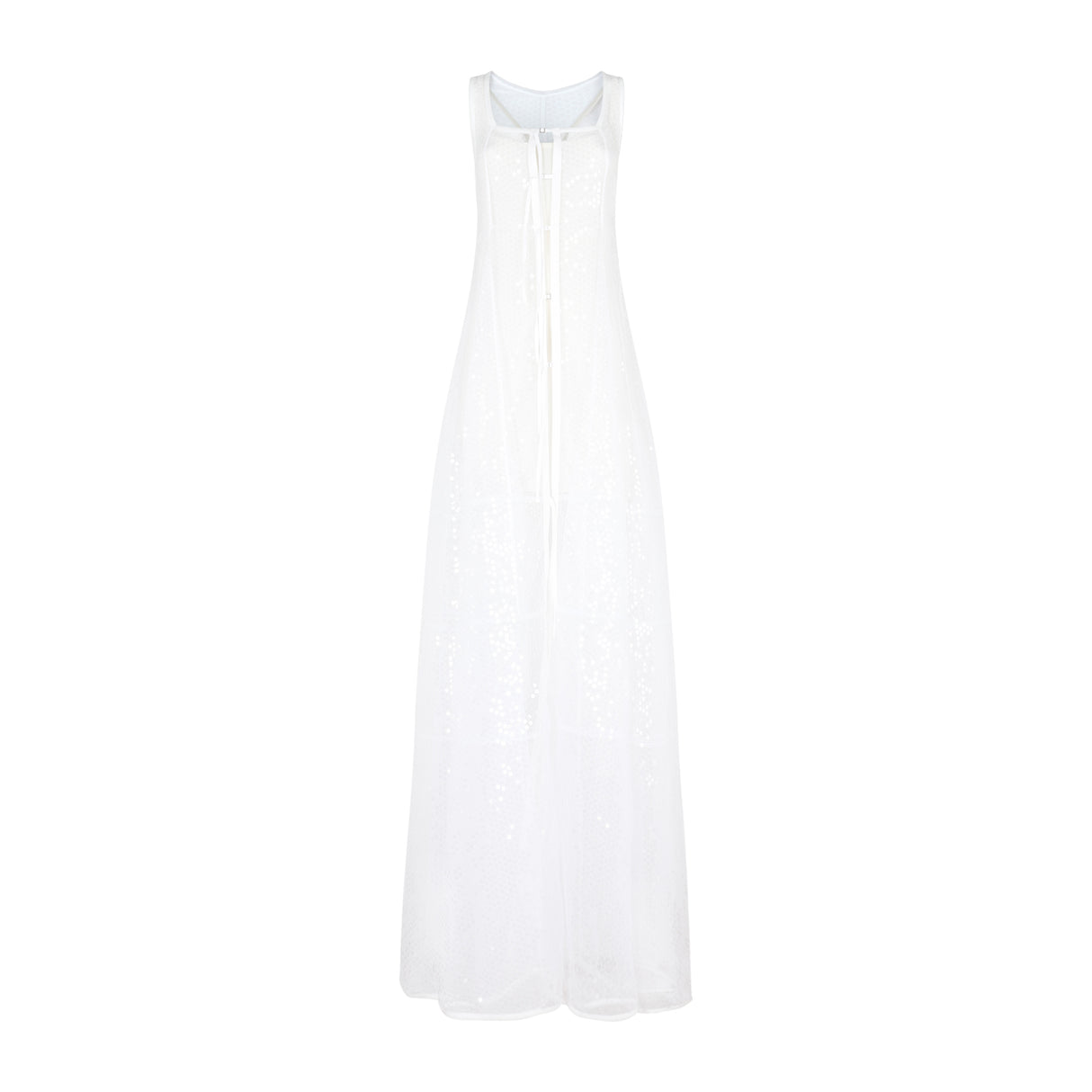 JACQUEMUS Elegant Floor Length Lace Dress