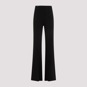 JACQUEMUS High-Waist Flared Acetate Pants