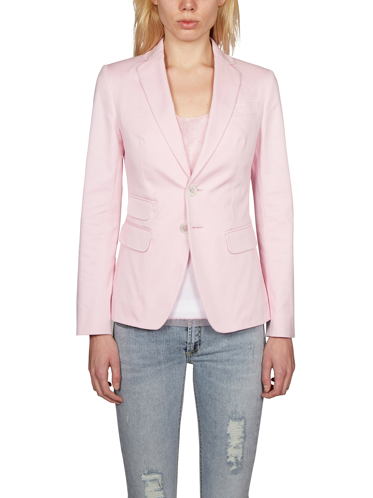 DSQUARED2 Elegant Two-Buttons Stretch Cotton Jacket (Size 40)