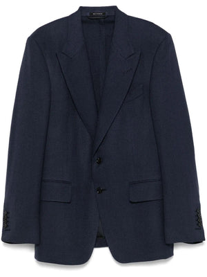 TOM FORD Basketball Weave Shelton Wool Jacket - SS25