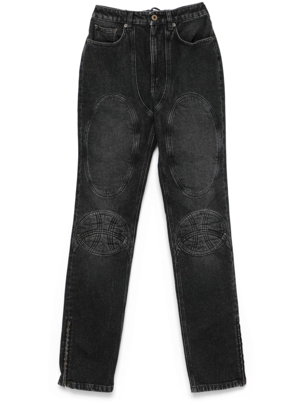 JEAN PAUL GAULTIER Padded Detail Denim Jeans - Women's