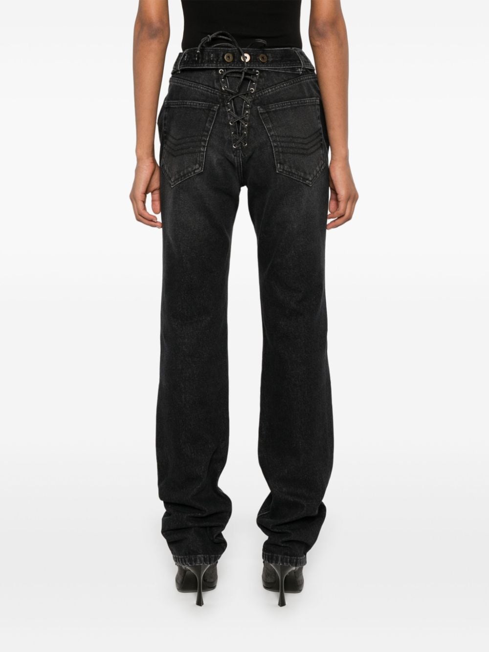 JEAN PAUL GAULTIER Padded Detail Denim Jeans - Women's