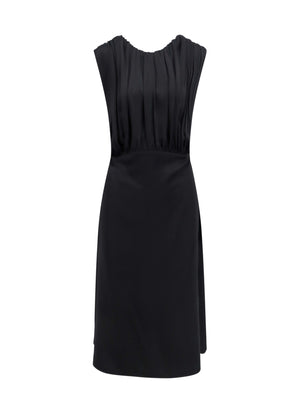 JIL SANDER Sleeveless Satin Dress