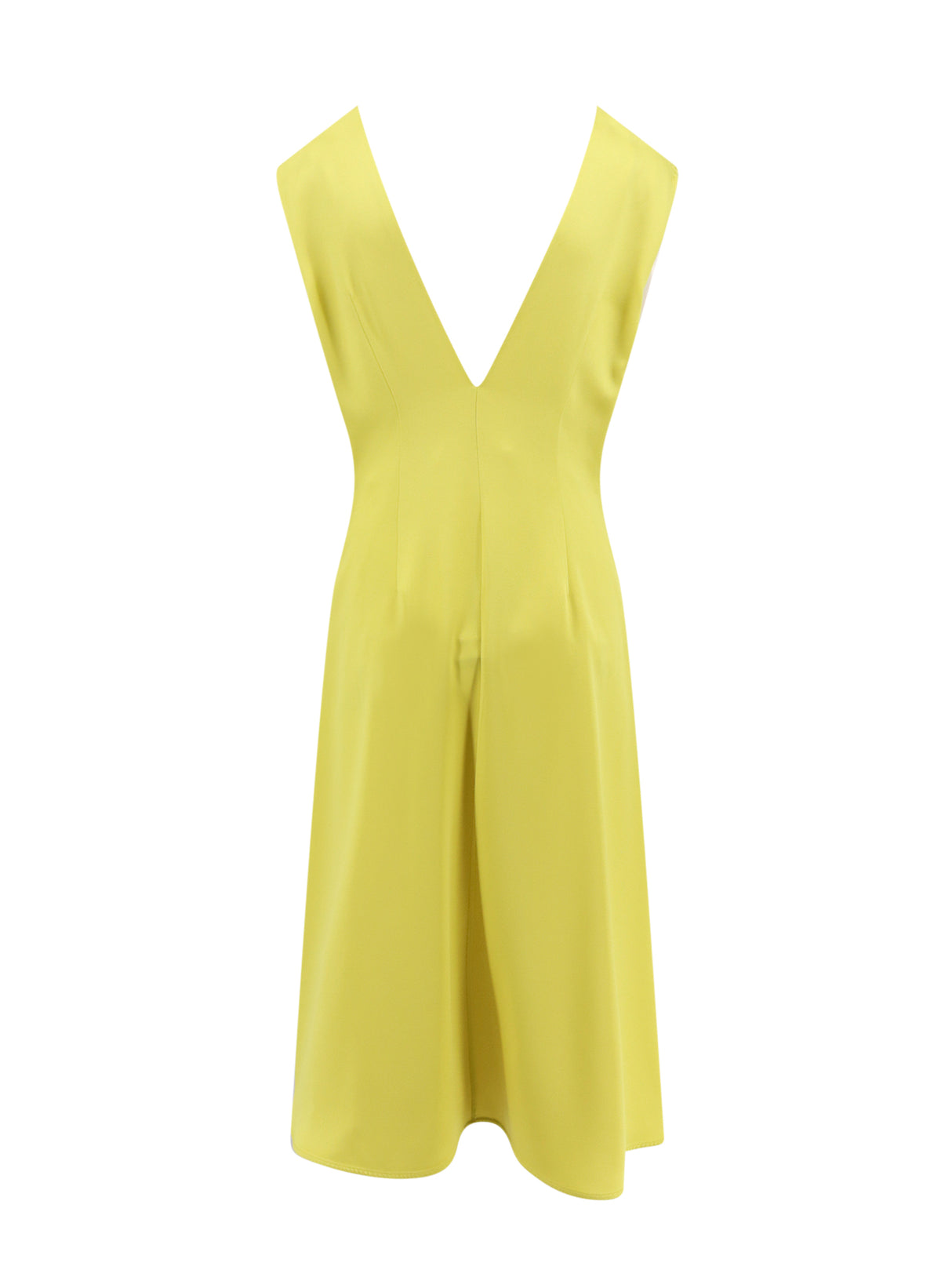 JIL SANDER Sleeveless Satin Mini Dress