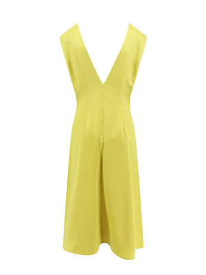 JIL SANDER Sleeveless Satin Mini Dress