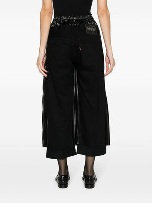 JUNYA WATANABE Layered Design Cropped Trousers for Women