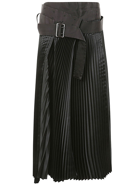 JUNYA WATANABE Pleated Long Skirt for Women