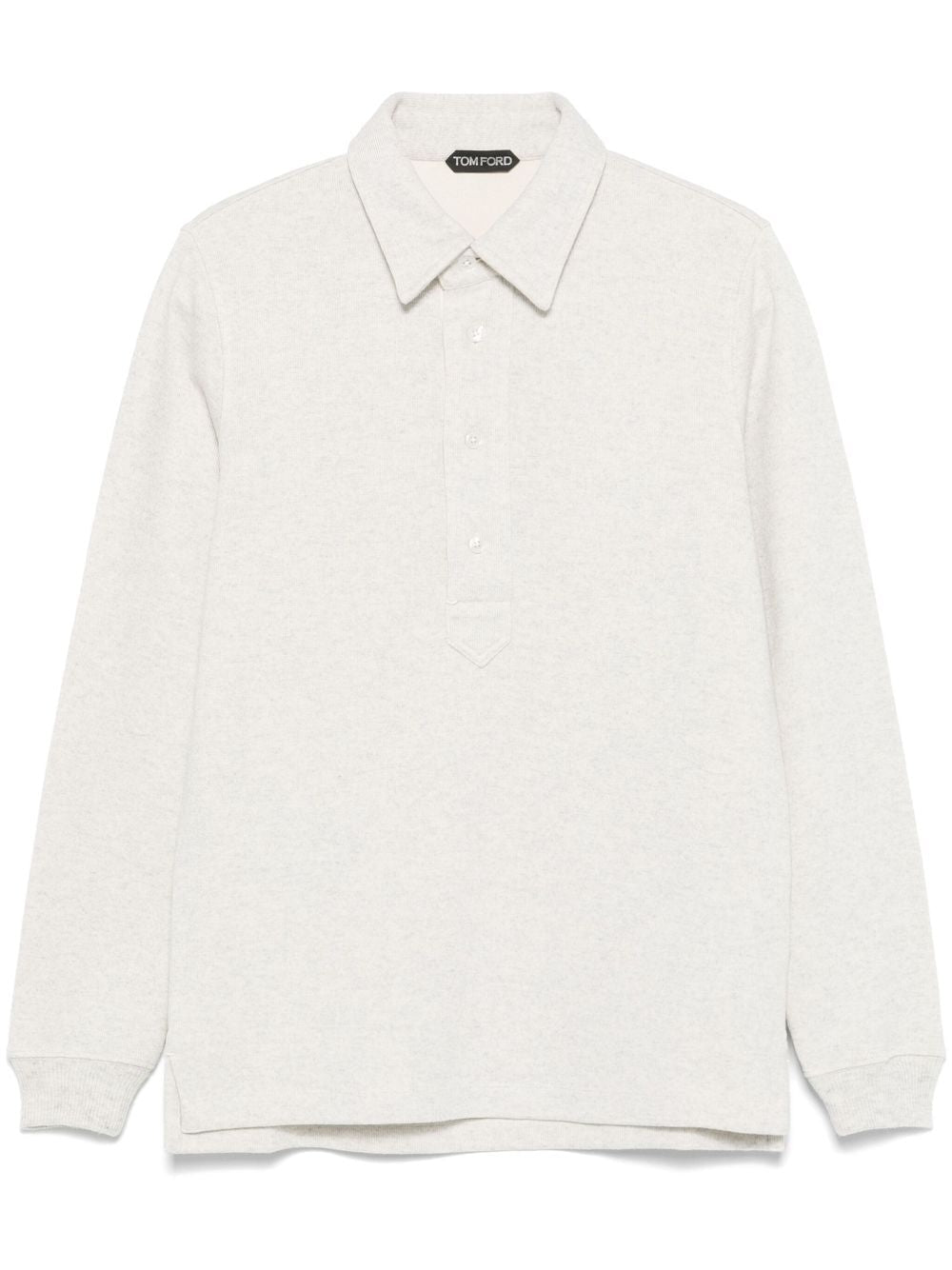 TOM FORD Long Sleeved Rugby Polo Shirt for Men - SS25 Collection