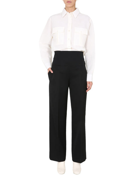 JIL SANDER Tailored Wide-Leg Trousers for Women