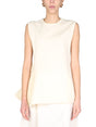 JIL SANDER Round Neck Top with Back Button Closure - Women’s SS22