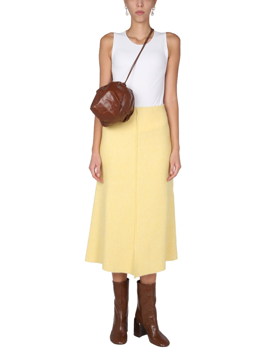 JIL SANDER Stylish Midi Skirt for Women