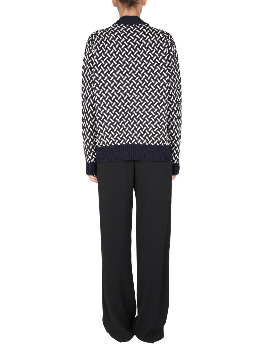 JIL SANDER Jacquard Crew Neck Sweater - Women