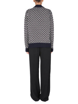 JIL SANDER Jacquard Crew Neck Sweater - Women