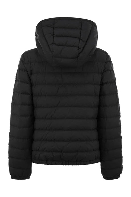 MONCLER Mini Short Hooded Down Jacket