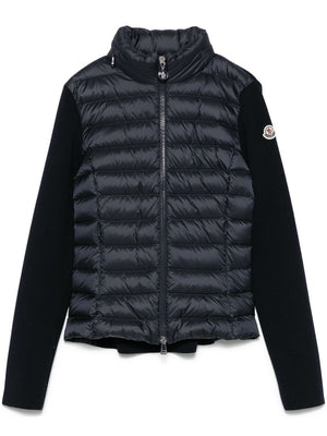 MONCLER Down Cardigan with Two-Way Zip Closure for Women