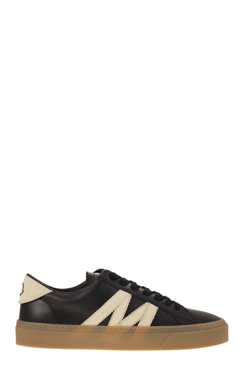 MONCLER Suede and Nubuck Leather Lace-Up Trainers