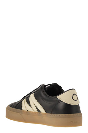 MONCLER Suede and Nubuck Leather Lace-Up Trainers