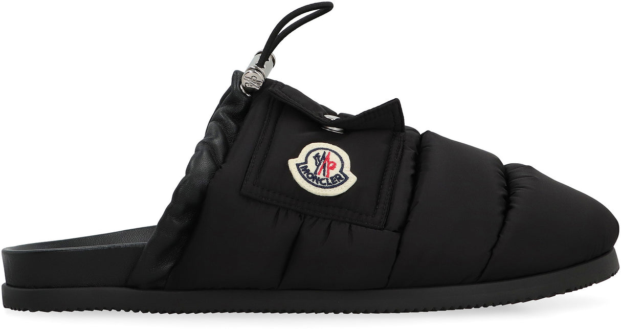 MONCLER Mini Padded Nylon Flat Sandals for Women