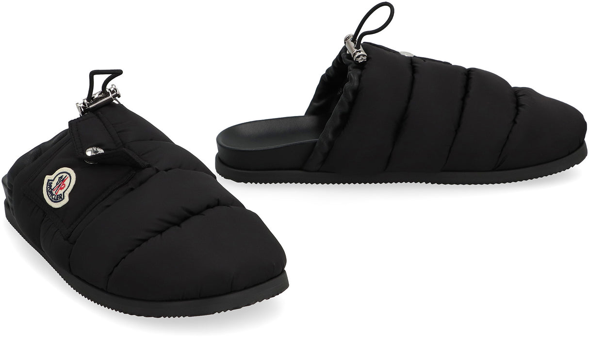 MONCLER Mini Padded Nylon Flat Sandals for Women