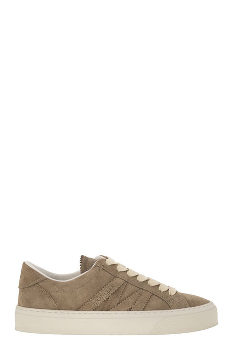 MONCLER Low-Top Lace-Up Suede Sneaker