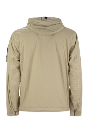 STONE ISLAND Windproof Hooded Jacket with Anti-Drip for Men