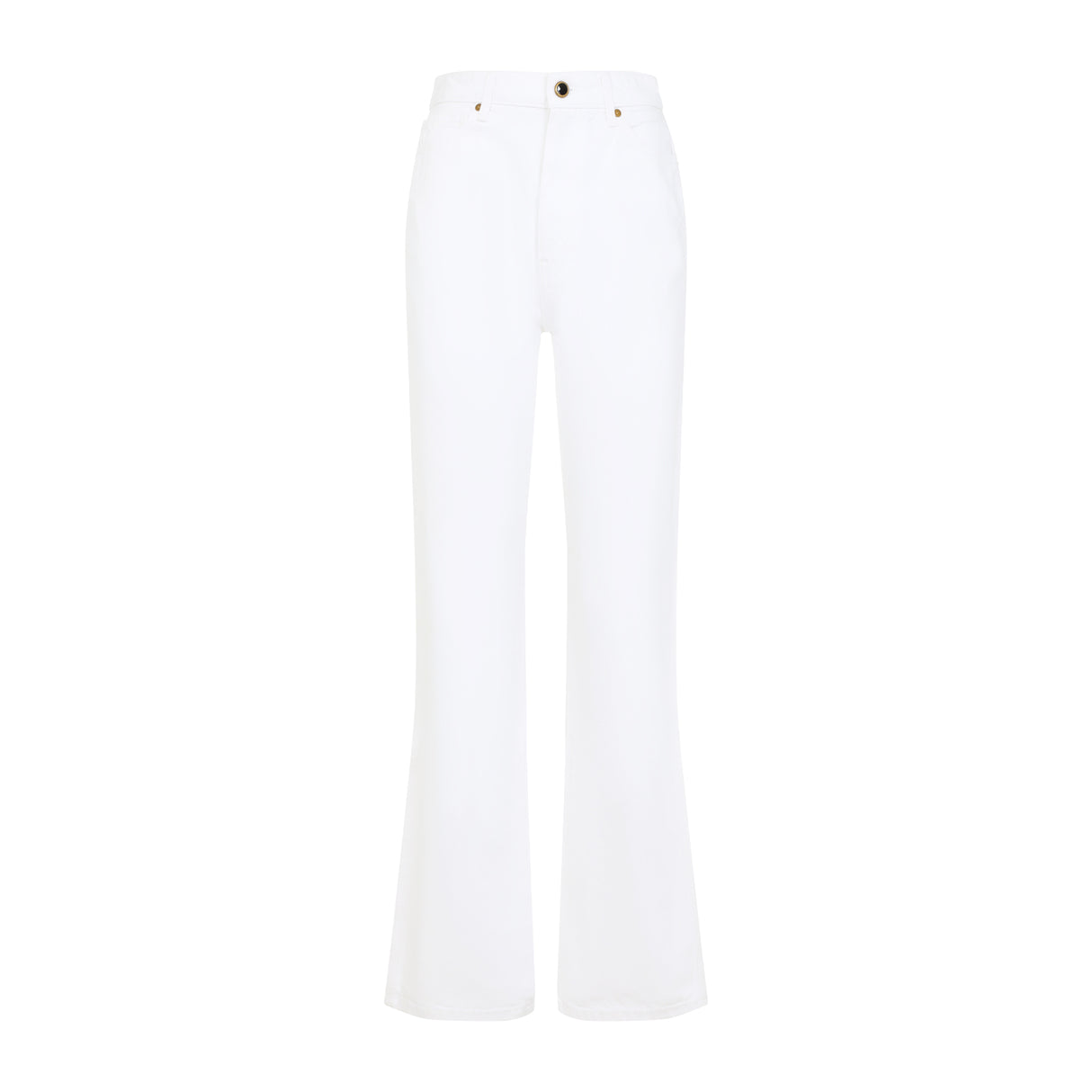 KHAITE Elevated White Denim Jeans for Women