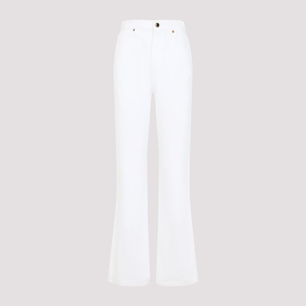 KHAITE Elevated White Denim Jeans for Women