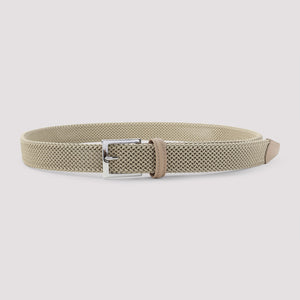 KITON Elegant Leather Belt for Men - Spring Summer 25