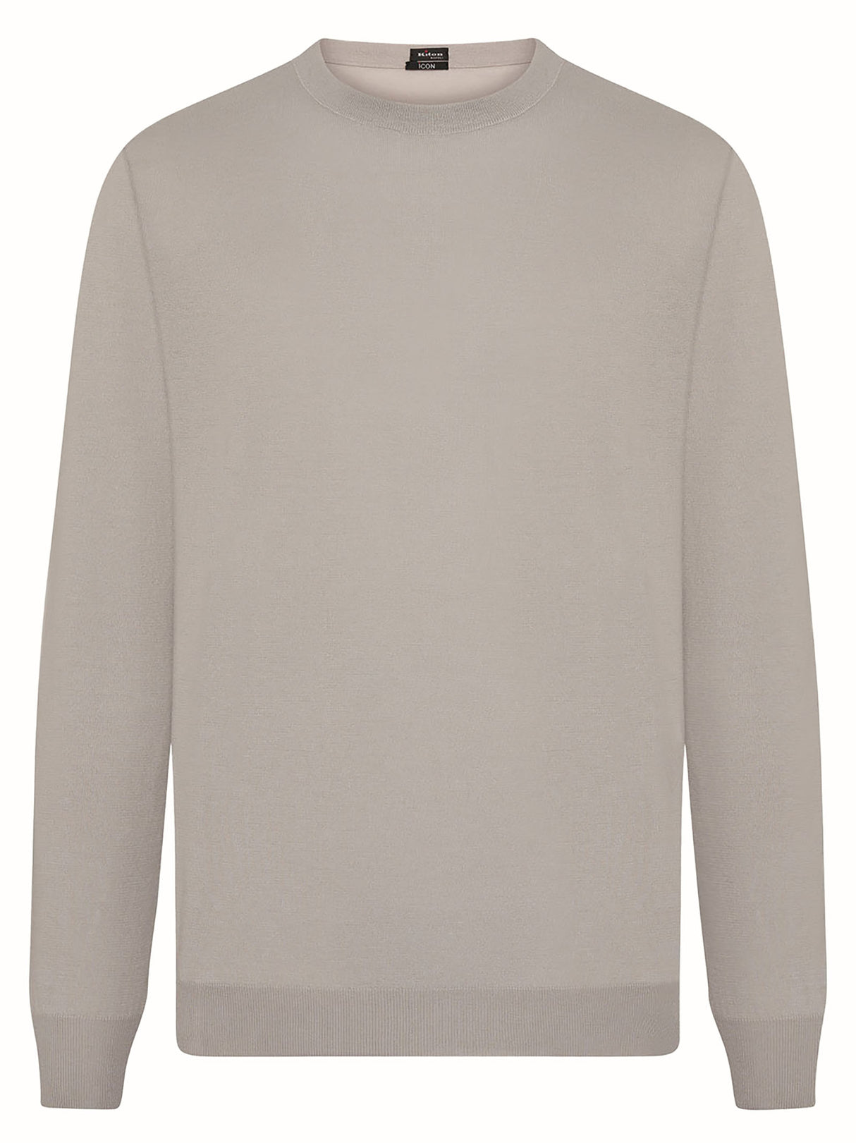 KITON Men's Cotton Knit Crew Neck Sweater - SPRING SUMMER 25